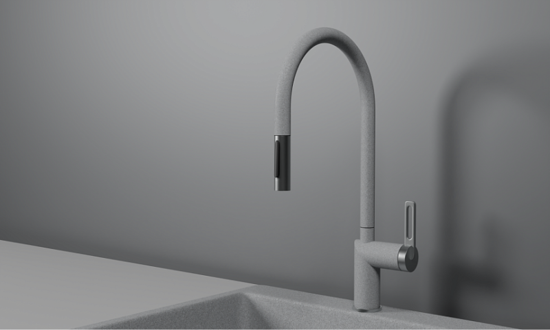 Смеситель для кухни Granula 8172, БАЗАЛЬТ базальт