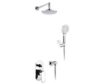 Wasserkraft А14029 Встраиваемый комплект для душа с верхней душевой насадкой и лейкой