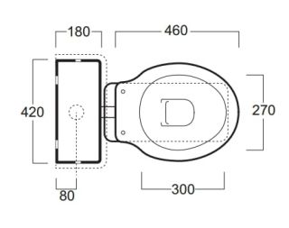 Крышка для унитаза Simas Londra LO004 noce/cr орех