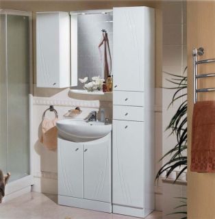 Шкаф Акватон Минима левосторонний белый 1A001803MN01L