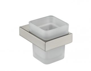 Настенный стакан одинарный Grocenberg AC0021 (Никель)