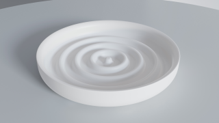 Мыльница Salini Gocce 1902201 белый матовый