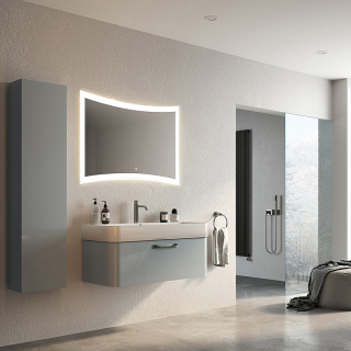 Зеркало с подсветкой Continent Silence ЗЛП457 с сенсорным выключателем 100см