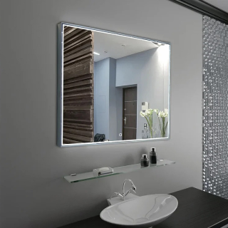 Зеркало с подсветкой Continent Sting ЗЛП511 с сенсорным выключателем 80см