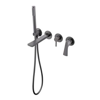 Смеситель для ванны встраиваемый Raglo R07.32.09 графит