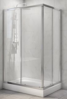 Душевой уголок BelBagno DUE 120x80см хром DUE-AH-2-120/80-C-Cr