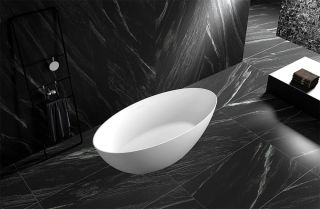 Акриловая ванна ABBER AB9374-1.8 180x85см белый