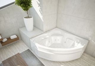 Акриловая ванна АКВАТЕК Сириус 164x164 см без гидромассажа