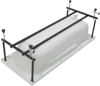 Акриловая ванна Aquanet Extra 347148 170x70 см с каркасом и фронтальной панелью