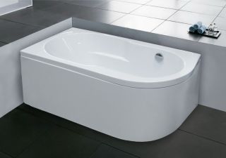 Акриловая ванна Royal Bath Azur левая 150x80см белый RB614201L
