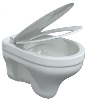 Подвесной унитаз Berges Albit S Rimless белый 082147 сиденье Top SO микролифт быстросъёмное