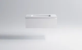 Тумба с раковиной Astra-Form Альфа 03060006+04010008 90 см белый матовый