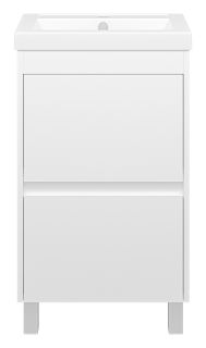 Напольная тумба под раковину Misty Алиса 50см белый