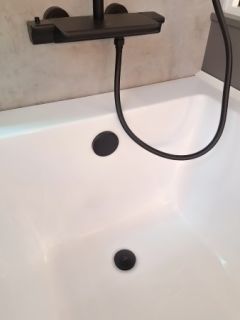 Слив-перелив для ванны AltroBagno BD 070302 Ne черный матовый