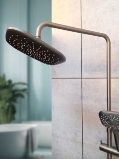 Душевая система с термостатом AltroBagno Lamberto 030426 GrMt оружейная сталь