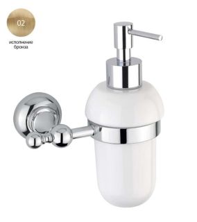Диспенсер для жидкого мыла подвесной, бронза Cezares APHRODITE-SOIS-02-M