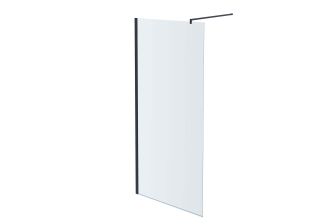 Душевая перегородка Aquatek Walk in с держателем AQ WIW 10020GM 100 см оружейная сталь