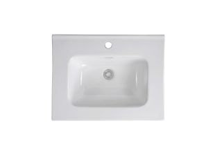 Тумба с раковиной Aquatek Вега AQ77060-MW 61 см белый матовый