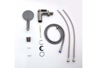 Смеситель на борт ванны Aquatek Ника AQ1844BGM оружейная сталь