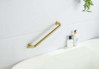 Поручень Aquatek AQ4995BG 45 см шлифованное золото