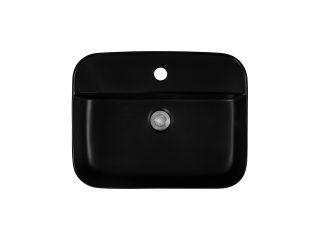 Раковина накладная Aquatek Вега AQ5506-MB 50 см чёрный матовый