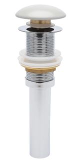 Донный клапан для раковины AQUAme AQM7002-0MFG светло-серый матовый