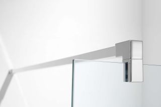 Душевая перегородка Aquatek Walk in с держателем AQ WIW 11020CH 110 см хром