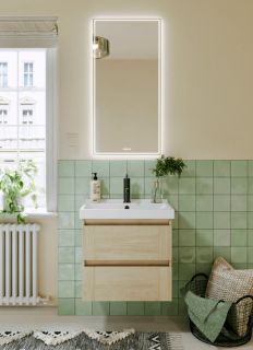 Подвесная тумба под раковину Aqwella Astrid AST0106DD 60см дуб давос