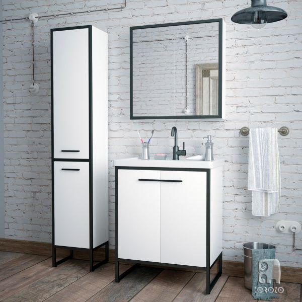 Пенал Corozo Айрон 35см белый/чёрный SD-00000410