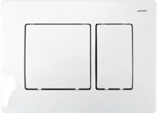 Кнопка смыва Azario KAPRIS AZ-8200-0032 двойная, белый