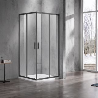 Душевое ограждение AZARIO AZ-ND1142 900 Black 900х900х2000