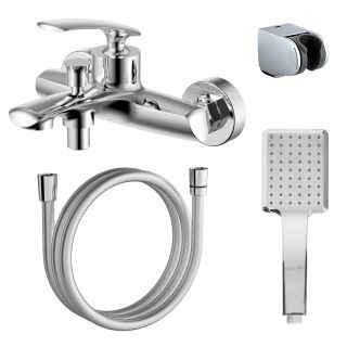 Смеситель для ванны и душа Azario REULEAUX AZ-VWF238296C с ручным душем