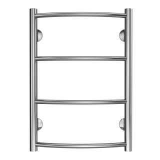 Полотенцесушитель водяной AZARIO VERONA AZ04146 400/600 4 секции, нижнее/диагональное подключение, 1/2, хром