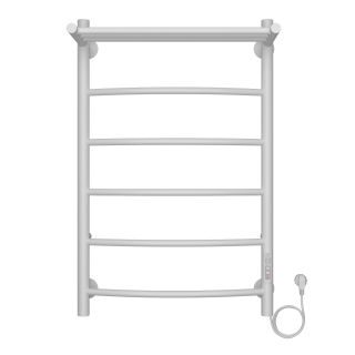 Полотенцесушитель электрический AZARIO VERONA AZ04858PW 500/800 5 секций, с полкой, диммер справа, белый