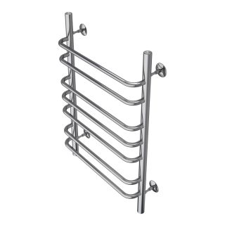 Полотенцесушитель водяной AZARIO FERRARA AZ09158 500/800 7 секций, нижнее/диагональное подключение, 1/2, хром