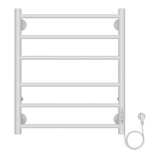 Полотенцесушитель электрический AZARIO PARMA AZ10856W 500/600 6 секций, диммер справа, белый