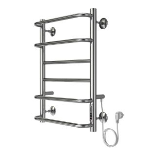 Полотенцесушитель электрический AZARIO MILAN AZ90846 400/600 6 секций, диммер справа, хром