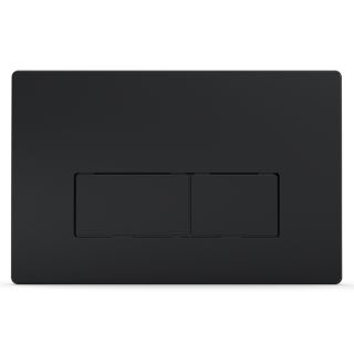 Кнопка смыва AZARIO KAPRIS AZ-8200-0092/AZ-P58-0190 двойная, квадратная, черная матовая