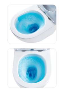 Подвесной унитаз Azario Fora AZ-0017-UQ1 безободковый белый