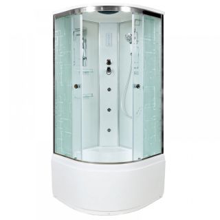 Душевая кабина Deto EM4580 с гм. и эл. 80х80х220 см