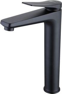 Смеситель для раковины Lemark Bronx LM3709BL с донным клапаном чёрный