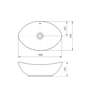 Раковина чаша Maretti EN13NS48-844, белая