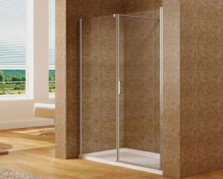 Душевая дверь Aquanet Cinetic AE12-N-80H190U-CT + AE12-F-90H190U-CT 254240 170 см стекло прозрачное профиль хром