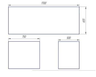 Экран фронтальный для ванны Эстет Gracia silk ФР-00014654 П 170см белый