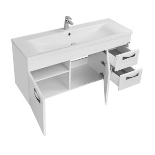 Тумба под раковину Акватон Диор 120см белый 1A110601DR010