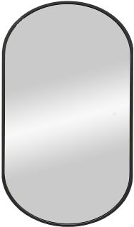 Зеркало с холодной подсветкой Art&Max Bari 70x120см серый матовый AM-Bar-700-1200-DS-F