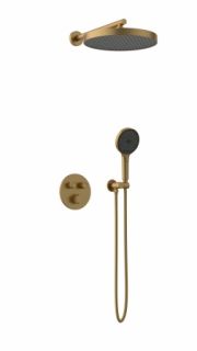 Душевая система с термостатом AltroBagno Bilancia 040414 OrSp матовое золото