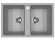 Кухонная мойка Ulgran Classic U-608-342 графит