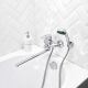 Смеситель для ванны с душем РМС SL139-006E хром