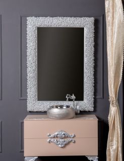 Зеркало Boheme Rose серебро 540